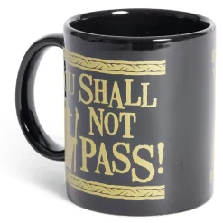 Gifi Mug Le Seigneur des Anneaux Vous ne passerez pas noir et doré 315ml