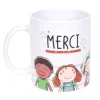 Gifi Mug merci Maîtresse avec inscription et enfants