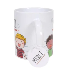 Gifi Mug merci Maîtresse avec inscription et enfants