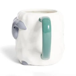 Gifi Mug mouton dolomite blanc et gris Ø10xH10cm