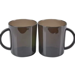 Gifi Mug plastique noir x2