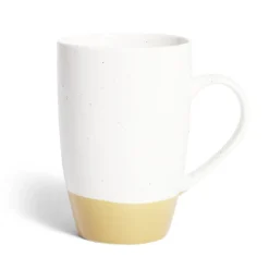 Gifi Mug porcelaine blanc et beige 500ml