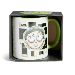 Gifi Mug Rick et Morty blanc et vert clair 315ml
