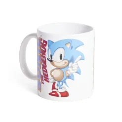 Gifi Mug Sonic blanc et bleu 315ml