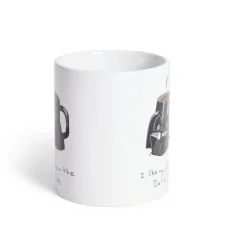 Gifi Mug Star Wars Dark Vador blanc et noir 315ml