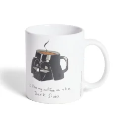 Gifi Mug Star Wars Dark Vador blanc et noir 315ml