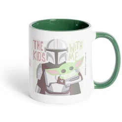 Gifi Mug Star Wars Mandalorian Storm Trooper blanc et vert 315ml