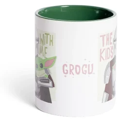Gifi Mug Star Wars Mandalorian Storm Trooper blanc et vert 315ml