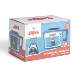 Gifi Mug thermoréactif requin Les dents de la mer forme TV bleu 500ml