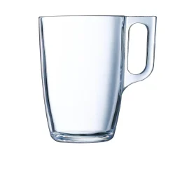 Gifi Mug transparent en verre tempé lisse Luminarc 32cl