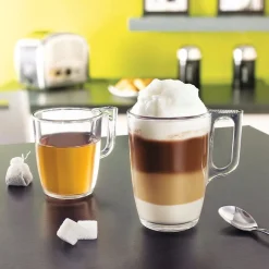 Gifi Mug transparent en verre tempé lisse Luminarc 32cl