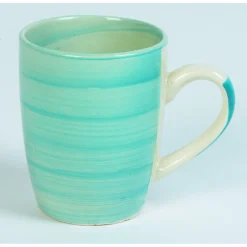Gifi Mug uni bleu turquoise tons sur tons