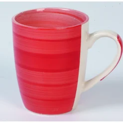 Gifi Mug uni rouge coquelicot tons sur tons