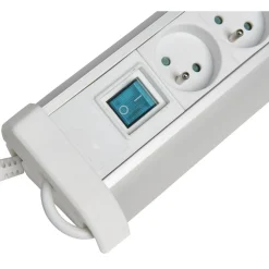 Gifi Accessoires Électriques^Multiprise 5 prises et 2 ports USB