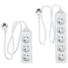 Gifi Accessoires Électriques^Multiprise blanche x 2
