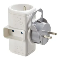 Gifi Accessoires Électriques^Multiprise rotative 180° triplite blanche