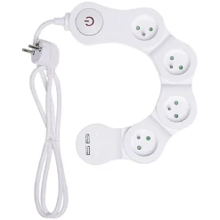 Gifi Accessoires Électriques^Multiprise 4x16A et 2 usb blanc