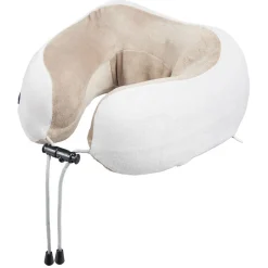 Gifi Bien-Être^Oreiller de massage gris et blanc 2 points de stimulation