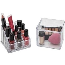 Gifi Beauté^Organisateur à maquillage 2 niveaux transparent