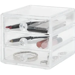 Gifi Beauté^Organisateur à maquillage 3 tiroirs transparent