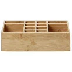 Gifi Aménagement Salle De Bain^Organisateur en bambou 12 compartiments