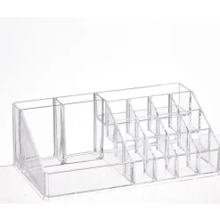 Gifi Beauté^Organisateur transparent pour cosmétiques et pinceaux de maquillage