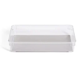 Gifi Rangement|Organiseur de tiroir plastique transparent 25x16,3xH.4,8cm