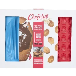 Gifi Pack moule à Madeleine géante et ses 25 petits