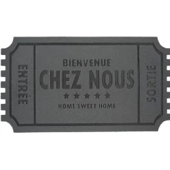 Gifi Nettoyage Et Entretien|Paillasson antidérapant design Bienvenue Chez Nous