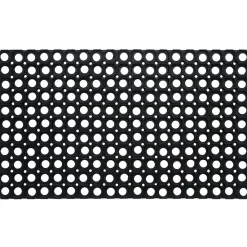 Gifi Nettoyage Et Entretien|Paillasson caillebotis en caoutchouc grattant 75x45cm