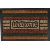 Gifi Nettoyage Et Entretien|Paillasson coco design bariolé Welcome