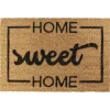 Gifi Nettoyage Et Entretien|Paillasson coco naturel inscription noire Home Sweet Home 60x40 cm