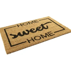 Gifi Nettoyage Et Entretien|Paillasson coco naturel inscription noire Home Sweet Home 60x40 cm