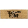 Gifi Nettoyage Et Entretien|Paillasson coco naturel inscription noire Welcome Home 75x25 cm