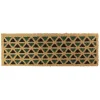 Gifi Nettoyage Et Entretien|Paillasson coco naturel motif graphique noir et vert 75x25 cm