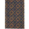 Gifi Nettoyage Et Entretien|Paillasson coco rectangulaire naturel motif floral baroque