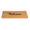 Gifi Nettoyage Et Entretien|Paillasson coco Welcome marron et noir 25x55cm