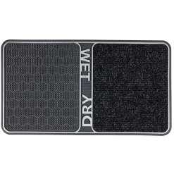 Gifi Nettoyage Et Entretien|Paillasson double fonction WET DRY noir 80x45cm