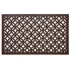 Gifi Nettoyage Et Entretien|Paillasson extérieur rosace ajourée 100% caoutchouc 75x45cm