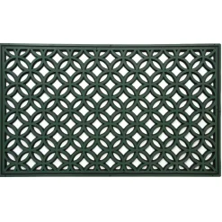 Gifi Nettoyage Et Entretien|Paillasson extérieur rosace ajourée 100% caoutchouc 75x45cm