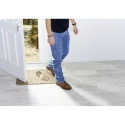 Gifi Nettoyage Et Entretien|Paillasson tapis magique microfibre gris 75x45