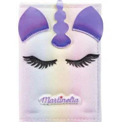 Gifi Beauté^Palette à maquillage Martinelia forme livre design licorne 49 pièces