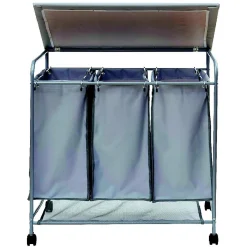 Gifi Entretien Du Linge|Panier à linge 3 bacs