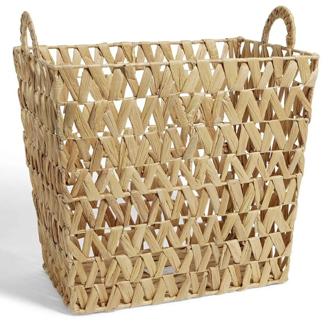 Gifi Entretien Du Linge|Panier à linge 26L 40xH42,5x28cm jacinthe d'eau et acier