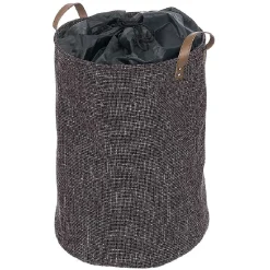 Gifi Entretien Du Linge|Panier à linge rond gris 56L