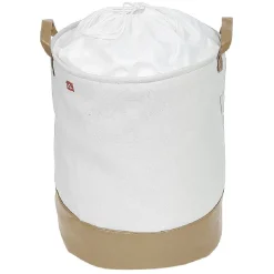 Gifi Entretien Du Linge|Panier à linge rond gris 56L