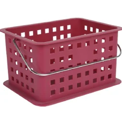 Gifi Rangement|Panier avec anse rose 5 L