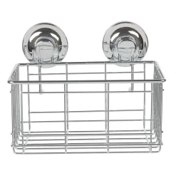Gifi Equipement Douche^Panier de douche à ventouse inox
