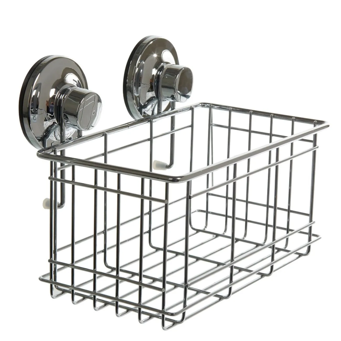 Gifi Equipement Douche^Panier de douche à ventouse inox