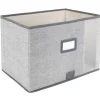 Gifi Rangement|Panier de rangement à fenêtre gris